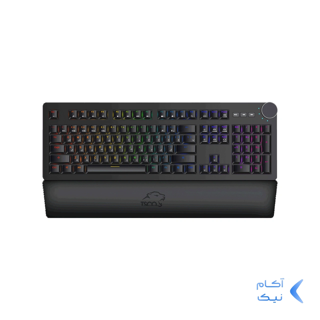 کیبورد باسیم گیمینگ مکانیکال TSCO مدل GK 8128 - مشکی (گارانتی 18 ماهه تسکو) کیبورد باسیم گیمینگ مکانیکال TSCO مدل GK 8128 - مشکی (گارانتی 18 ماهه تسکو)