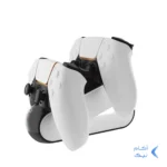 استند و شارژر دسته بازی TSCO PS5 مدل TGC14 - مشکی سفید (گارانتی 18 ماهه تسکو)