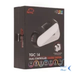استند و شارژر دسته بازی TSCO PS5 مدل TGC14 - مشکی سفید (گارانتی 18 ماهه تسکو)