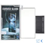 محافظ صفحه نمایش شیشه ای خم فول چسب TOVS Curved Glass مدل Samsung Galaxy Note 10 Plus (پک دار)