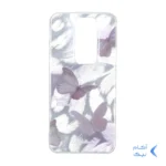 قاب اطلسی دور ژله ای طرح پر Xiaomi Redmi Note 8 Pro - کد 351