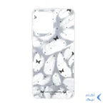 قاب اطلسی دور ژله ای طرح پر Xiaomi Redmi Note 10 4G / Redmi Note 10S / Poco M5S - کد 356