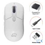 ماوس بی سیم گیمینگ TSCO مدل GM 2033 - سفید (گارانتی 18 ماهه تسکو)