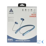 ایرفون بی سیم گردنی AKAM مدل A-01 - سبز - AKM