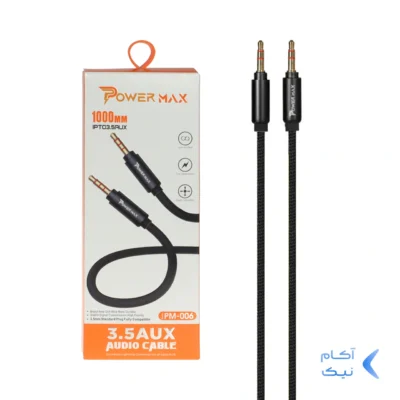 کابل Power Max Aux مدل PM-006 - مشکی