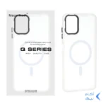 قاب اورجینال Magic Mask مات Magsafe بلک لنز Samsung Galaxy A06 - سفید (پک دار)