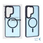 قاب اورجینال Magic Mask مات Magsafe بلک لنز Samsung Galaxy S26 Ultra - سرمه ای (پک دار)