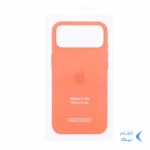 قاب اورجینال درجه یک Silicone Case پاک کنی Magsafe آی سی دار Apple iPhone 17 Pro - نارنجی (پک دار)