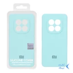 قاب سیلیکونی پاک کنی اورجینال Master Quality مدل Xiaomi Redmi Note 15 Pro 4G - سبزآبی (پک دار)