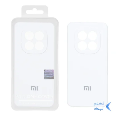 قاب سیلیکونی پاک کنی اورجینال Master Quality مدل Xiaomi Redmi Note 15 Pro 4G - سفید (پک دار)