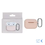 کاور ایرپاد سیلیکونی پاک کنی نازک Apple Airpods Pro 2 - شنی (پک دار)