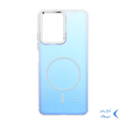 قاب هولوگرامی Trend Seaies طرح مگ سیف دو رنگ لنز کروم Xiaomi Redmi Note 12 4G - بنفش - MPS