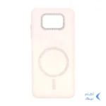 قاب ماربل طرح مگ سیف اکلیلی لنز نگین دار Xiaomi Poco X3 / Poco X3 Pro / Poco X3 NFC - صورتی - MPS