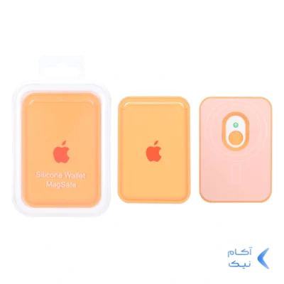جاکارتی Wallet سیلیکونی آی سی دار - نارنجی (پک دار)