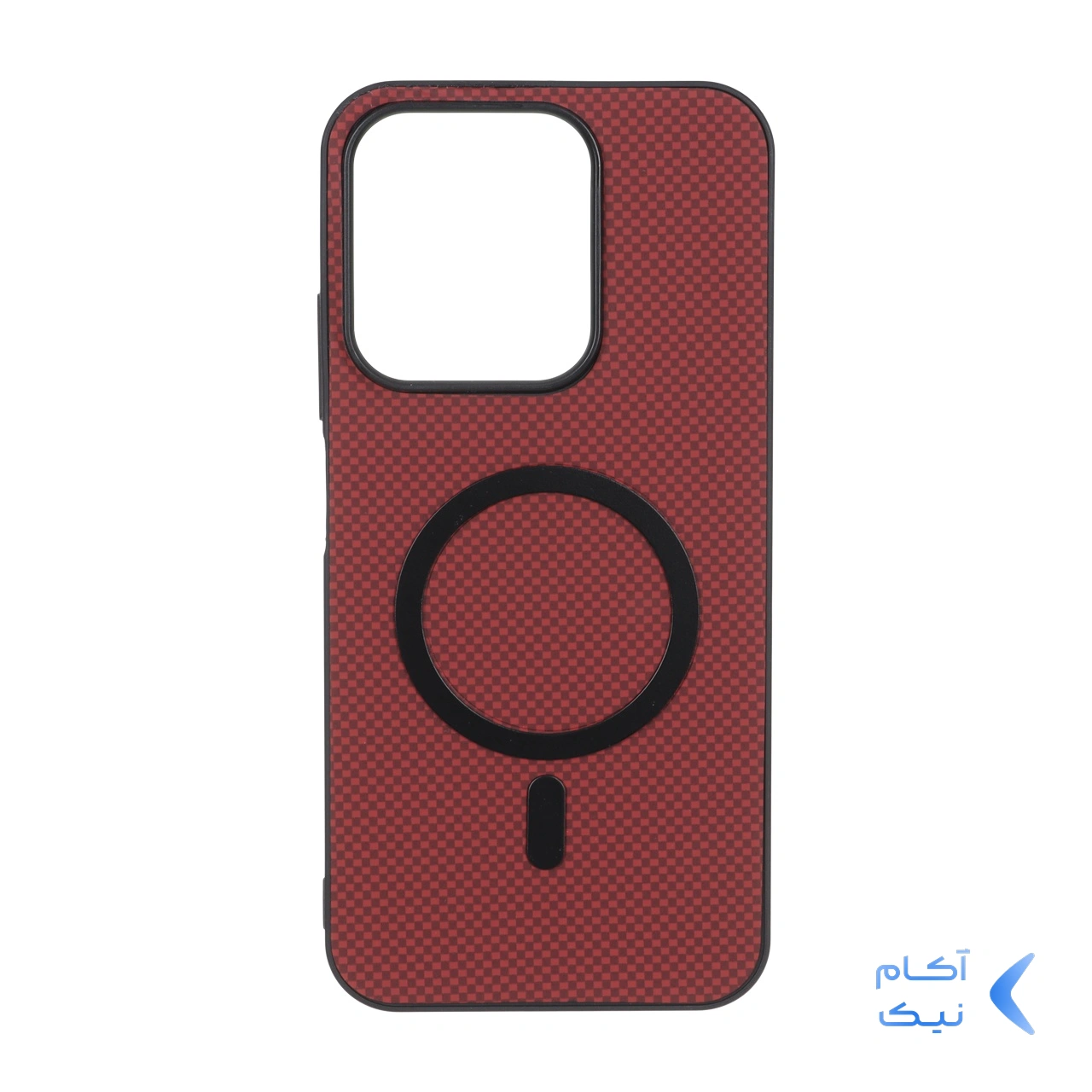 قاب شطرنجی طرح مگ سیف Magnet فلزی Xiaomi Redmi 15C / Poco C85 - قرمز قاب شطرنجی طرح مگ سیف Magnet فلزی Xiaomi Redmi 15C / Poco C85 - قرمز