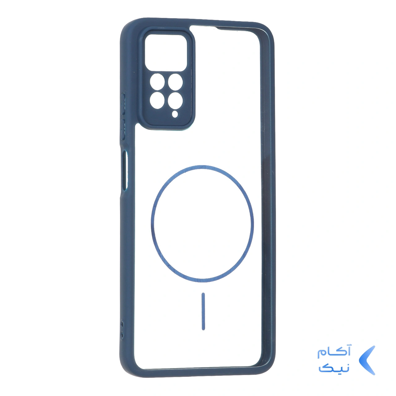 قاب پشت سخت شفاف محافظ لنزدار طرح مگ سیف دور رنگی Xiaomi Redmi Note 12 Pro 4G / Redmi Note 11 Pro - سرمه ای قاب پشت سخت شفاف محافظ لنزدار طرح مگ سیف دور رنگی Xiaomi Redmi Note 12 Pro 4G / Redmi Note 11 Pro - سرمه ای