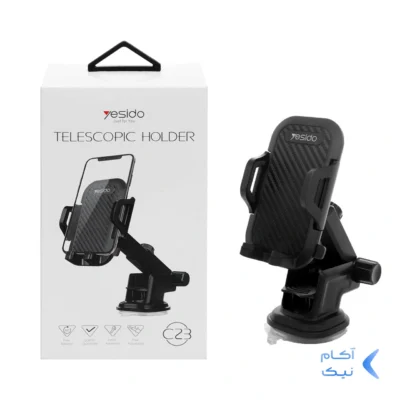 هولدر گوشی موبایل پایه دار yesido مدل C23-مشکی