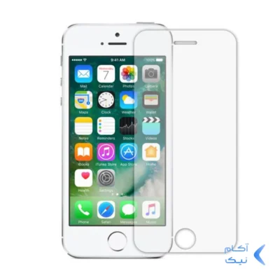 محافظ صفحه نمایش شیشه ای - iPhone 5 / 5S (بدون پک)