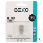 فلش مموری BEXO USB2.0 مدل B-303 ظرفیت 16GB - نقره ای (گارانتی داده پردازی آواتک)
