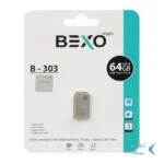 فلش مموری BEXO USB2.0 مدل B-303 ظرفیت 64GB - نقره ای (گارانتی داده پردازی آواتک)