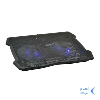 پایه خنک کننده (کول پد) لپ تاپ 15.6 اینچی دو فن ال ای دی دار TSCO مدل TCLP 3099 با قابلیت تنظیم ارتفاع