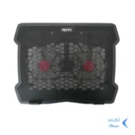 پایه خنک کننده (کول پد) لپ تاپ 15.6 اینچی دو فن ال ای دی دار TSCO مدل TCLP 3099 با قابلیت تنظیم ارتفاع