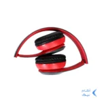 هدفون بی سیم مدل P47-طوسی قرمز