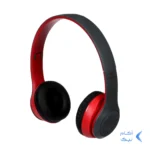 هدفون بی سیم مدل P47-طوسی قرمز