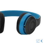 هدفون بی سیم مدل P47 - آبی طوسی