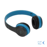 هدفون بی سیم مدل P47 - آبی طوسی
