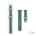 بند سیلیکونی اورجینال اپل واچ سایز 42/44/45/46/49 کد 99- سبز تیره