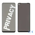 محافظ صفحه نمایش شیشه ای Samsung A11 / M11 / Mi 12 Lite / Mi 11 Lite / Redmi Note 9 / Realme 7 / Realme 9 - Full Cover Privacy - مشکی