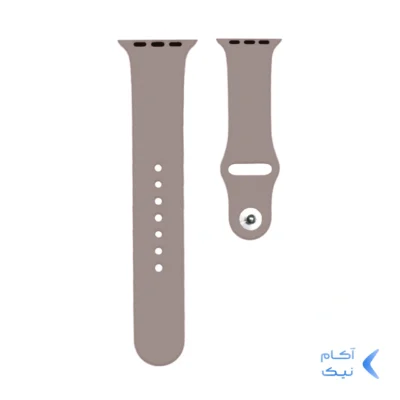 بند سیلیکونی اورجینال اپل واچ سایز 38/40/41 میلیمتری - خاکی کد رنگ 2048