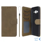 کیف موبایل مگنتی درجه یک داخل خز MNC Plus مدل Samsung Galaxy J3 (2015) / J300 - سبز زیتونی