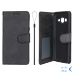 کیف موبایل مگنتی درجه یک داخل خز MNC Plus مدل Samsung Galaxy J3 (2015) / J300 - مشکی
