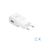 شارژر دیواری فست تک پورت Samsung S7 به همراه کابل شارژ اندروید - سفید (پک دار) (گارانتی شش ماهه نیکان همراه)