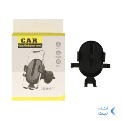 هولدر گوشی موبایل دریچه کولری مدل CZ028-50 - مشکی - BSA