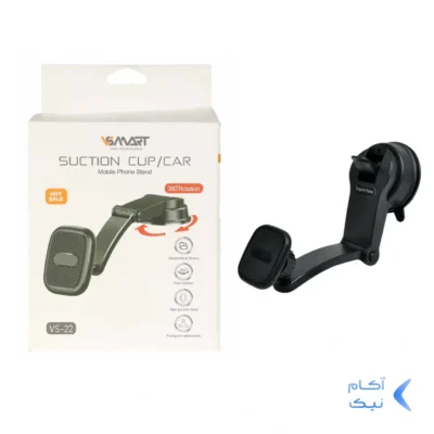 هولدر گوشی موبایل پایه دار V-Smart مدل VS-22 - مشکی - BSA