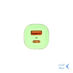 شارژر فندکی PD و فست دو پورت V-Smart مدل VS-11 67W - سبز - BSA