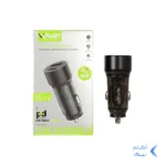 شارژر فندکی PD و فست دو پورت V-Smart مدل VS-14 67W - مشکی - BSA