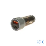 شارژر فندکی PD و فست دو پورت V-Smart مدل VS-14 67W - نقرآبی - BSA