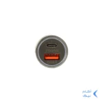 شارژر فندکی PD و فست دو پورت V-Smart مدل VS-14 67W - نقرآبی - BSA