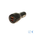 شارژر فندکی فست دو پورت V-Smart مدل VS-16 - مشکی - BSA