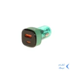 شارژر فندکی PD و فست دو پورت V-Smart مدل VS-110 67W - سبز - BSA