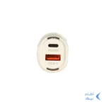 شارژر فندکی فست دو پورت V-Smart مدل VS-121 38W - سفید - BSA