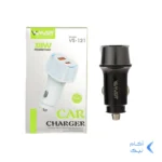 شارژر فندکی فست دو پورت V-Smart مدل VS-121 38W - مشکی - BSA