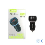 شارژر فندکی PD و فست دو پورت V-Smart مدل VS-130 67W - مشکی - BSA