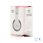 هدفون بی سیم مدل P47-سفید مشکی (پک ضعیف)