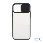 قاب مات محافظ لنزدار کشویی Apple iPhone 12 Pro-مشکی