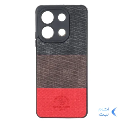 قاب Santa Barbara طرح پارچه ای سه رنگ Xiaomi Redmi Note 13 4G - کد 41